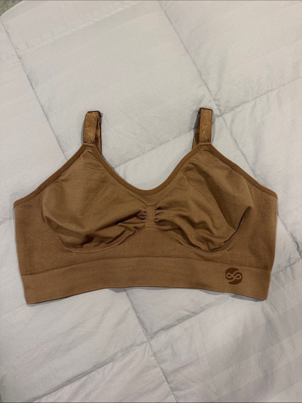 Kindred Bravely Nellie Sublime Wireless Bra Mocha Size: Busty Medium